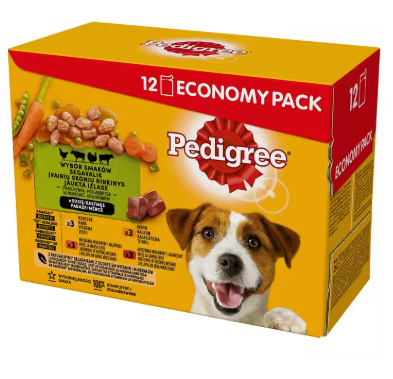 Mokra karma Pedigree Adult w sosie 12x